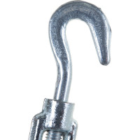Талреп STAYER DIN 1480, крюк-кольцо, М6, 15 шт, оцинкованный, 30515-06