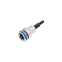 Насадка торцевая TORX с отверстием (T25Н; 50 мм; 3/8DR) KING TONY 302725