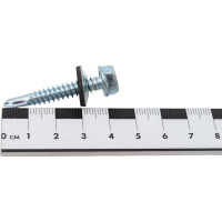 Кровельный саморез крепежная техника цинк 6.3х38 мм, 150 шт 431220 БК