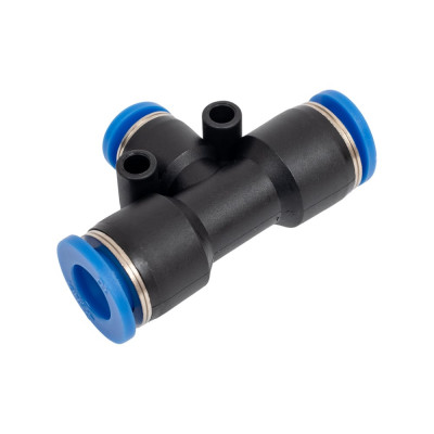 Тройник цанговый T-образный соединительный (10-10-8 мм) SHPI PGT 1008