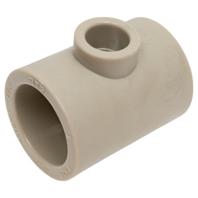 Тройник RTP переходной PN25 D40х20х40 мм, серый 11013