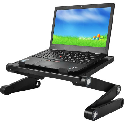 Стол для ноутбука Cactus серебристый, 26x38см CS-LS-T8-C 1373722