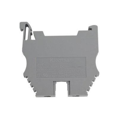 Клеммник на DIN-рейку Klemsan 4мм.кв., серый, AVK4(RP) 80 шт. 0.0.0.3.304130RP