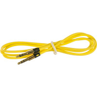 Кабель Cablexpert аудио, Jack 3.5(M)/Jack 3.5(M), Mobile, 1м, желтый, коробка CCAB-01-35MM-1MY