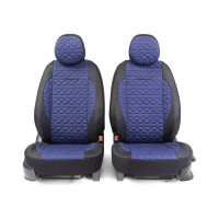 Получехлы на передние сиденья AUTOPROFI SOFT SFT-0405 BK/D.BL