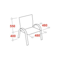 Конференц-кресло Easy Chair BNTQEchair-810 VPU кожзам черный, хром 620977