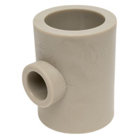 Тройник RTP переходной PN25 D40х20х40 мм, серый 11013