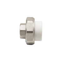 Комбинированная муфта VRT разъемная, внутренняя, 25х1/2", EVER plast, белый 532439