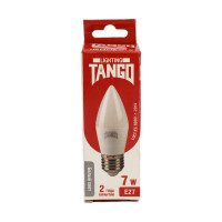 Светодиодная лампа TANGO 7W E27 свеча 4000K 220V LED C37-7W-E27-W 1003945