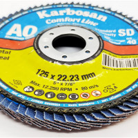 Диск лепестковый flap 125x22 мм, Р40 Karbosan KAR-981450