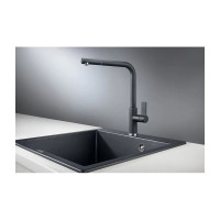 Смеситель для кухни GRANULA GR-2502 шварц