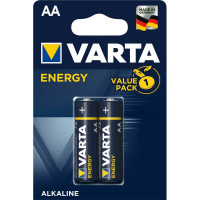 Батарейка Varta ENERGY LR6 AA BL2 Alkaline 1.5V (4106) 4106229412 RPL00358