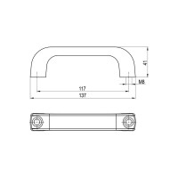 Ручка EMES бугельная PTK1108