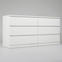 Комод Гуд ЛАКК Варма, 6 выдвижных ящика, 160x78x40, белый S00296