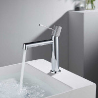 Смеситель для раковины VINCEA Desire однорычажный, хром VBF-1D1CH