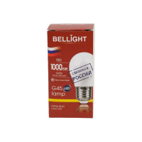 Светодиодная лампа BELLIGHT LED G45 220V/9W/E27 3000K 1000lm 86170856