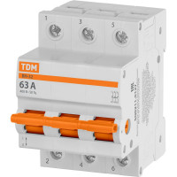 Выключатель нагрузки TDM ELECTRIC (мини-рубильник) ВН-32 3P 63A Home Use SQ0211-0127
