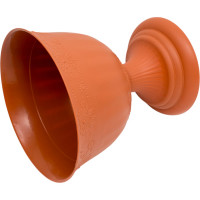 Вазон ЗПИ Альтернатива Венеция 10л диаметр 330мм коричневый М3131