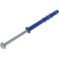 Рамный дюбель для крепления вентилируемых фасадов RAWLPLUG с цинковым покрытием, 10x100 мм R-FF1-N-10K100