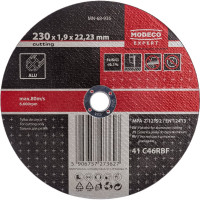 Диск для резки алюминия 230x1.9x22.23 мм, плоский MODECO MN-68-935