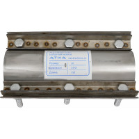 Ремонтный хомут АТКА нерж., 2-составной, L=250 мм, Ду50 (57-67), 6 болтов 1001010301