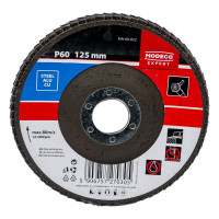 Диск шлифовальный лепестковый 125 мм, Р60, выпуклый MODECO MN-68-822