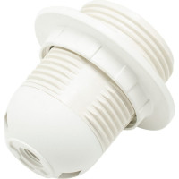 Патрон OXION Е27 полувинт белый PH-003WH-E27