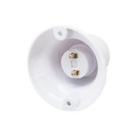 Патрон-стойка OXION Е27 белый прямой PVC-H005WH-E27