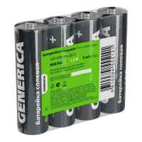 Солевая батарейка GENERICA r06/aa (4шт/пленка) ABT-R06-ST-L04-G