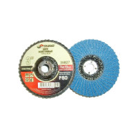 Круг лепестковый 3", 76x10 мм, P80, 10 шт в упаковке SKRAB 35827