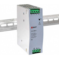 Блок питания на дин рейку EKF Uвх 220 В AC m, Uвых - 24 В DC постоянного тока DR-E-120W-24