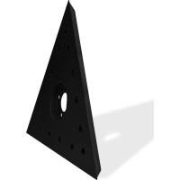 Насадка для шлифмашинки с липучкой треугольник 290 мм, мягкая vertextools 0080-290