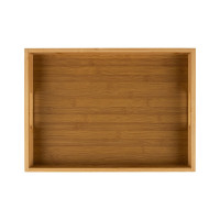 Поднос из бамбука с ручками Mallony foresta di bambu 41x30x5 см 106474