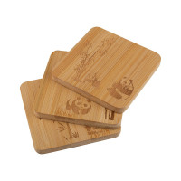 Набор из 3 подставок под горячее из бамбука Mallony foresta di bambu 10x10x0.8 см 985990