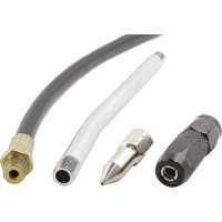 Пневмошприц , пневмо+ ручной, картридж 400мл, max 6.3 bar комплект 6 предметов ROCKFORCE RF-6636-6(51277)