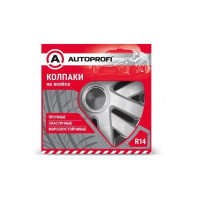 Колпаки на колёса AUTOPROFI размер 14 350мм WC-1145 SILVER 14