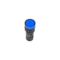 Лампа TDM ELECTRIC AD-16DS LED матрица d16мм синий 12В AC/DC SQ0702-0054