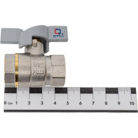 Шаровой кран для воды СТМ СТАНДАРТ 1/2", г/г, бабочка CWFFB012