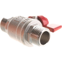 Шаровой кран IVANCI Superior, ручка-бабочка, наружная/наружная резьба 1/2" IVC.100219.N.03