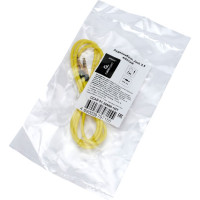 Кабель Cablexpert аудио, Jack 3.5(M)/Jack 3.5(M), Mobile, 1м, желтый, коробка CCAB-01-35MM-1MY