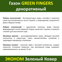 Семена газона GREEN FINGERS Декоративный 1 кг для создания устойчивых газонов для игр и отдыха 4607160332918
