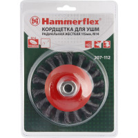 Кордщетка радиальная Flex 207-112 (115 мм; M14; витая проволока) для УШМ HAMMER 62118