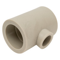 Тройник RTP переходной PN25 D40х20х40 мм, серый 11013