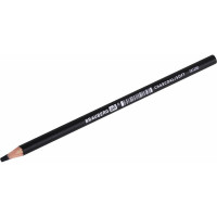 Карандаш угольный 12 шт в упаковке BRAUBERG ART CLASSIC МЯГКИЙ круглый корпус черный заточенный 181290