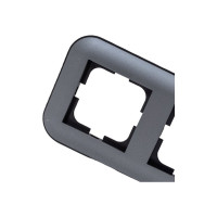 3-постовая рамка OVIVO Loft дымчатый-черный 404-110008-227