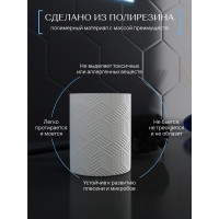 Напольный ерш FORA delicate white, полирезин  FOR-DLW025