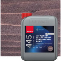 Декоративный антисептик для наружных работ NEOMID 445 5 кг арабика Н-445-5/араб