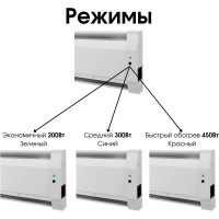 Электрический плинтусный обогреватель Mr.Tektum 450вт smart 1,1м белый AG-SMART11-WL