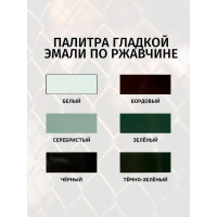 Эмаль Poli-R POLI - HAMMER гладкая, черная (1270), 0.75 л 14068