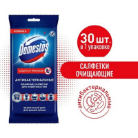 Антибактериальные влажные салфетки для очищения поверхностей DOMESTOS 8714100773093